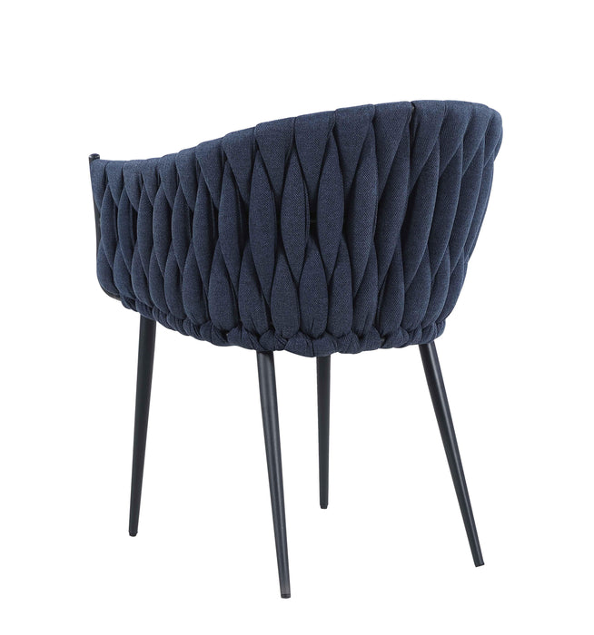 DINA Modern Arm Chair w/ Weave Back