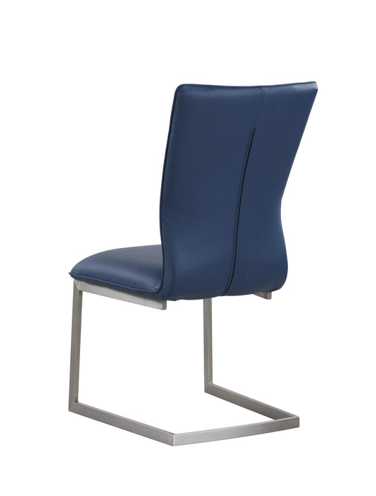 EILEEN-SC Contemporary Channel Back Cantilever Side Chair