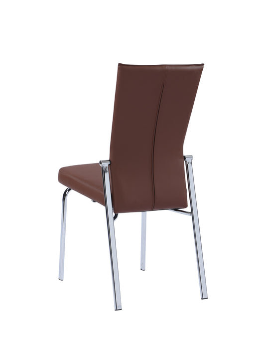 MOLLY Contemporary Motion-Back Side Chair w/ Chrome Frame