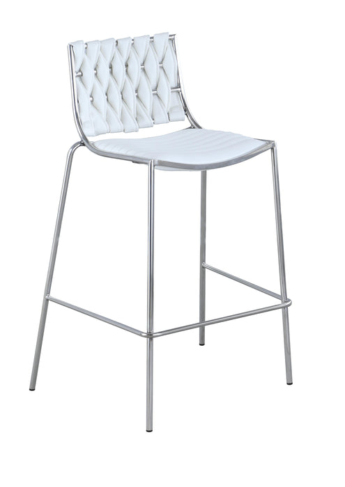 TAYLOR Contemporary Stackable Counter Stool w/ Weave Back