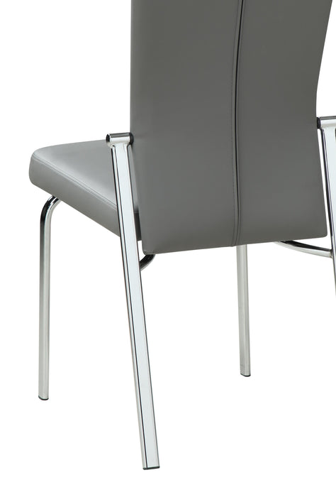 MOLLY Contemporary Motion-Back Side Chair w/ Chrome Frame