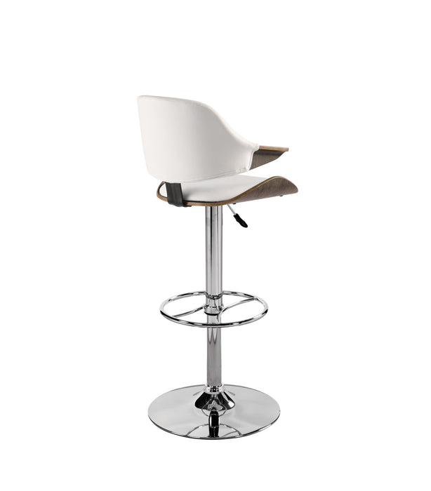 1320 Curved Back Pneumatic-Adjustable Stool