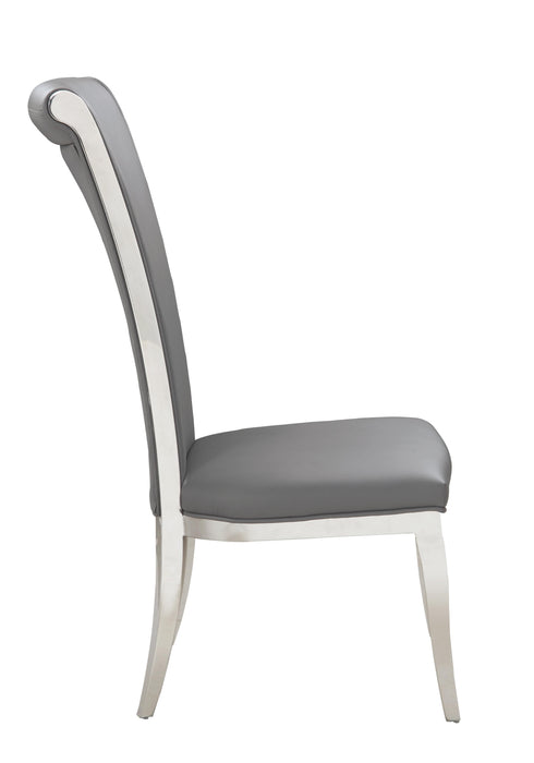 JOY Contemporary Tall Roll Back Side Chair