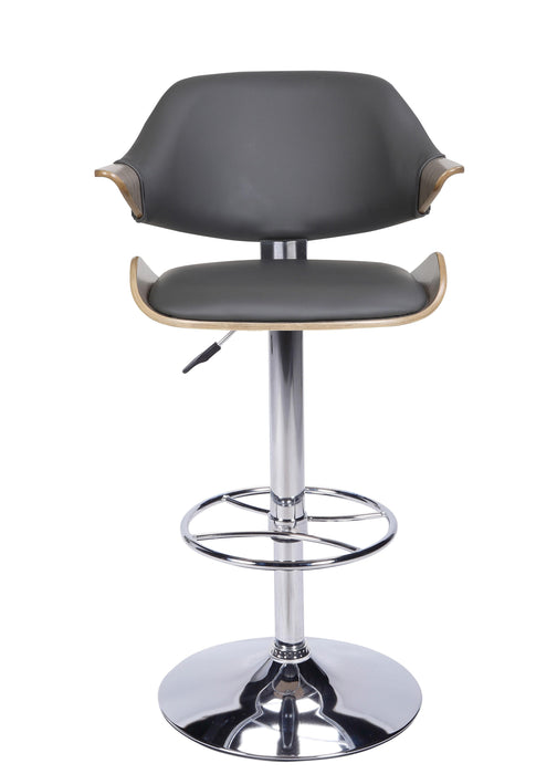 1320 Curved Back Pneumatic-Adjustable Stool