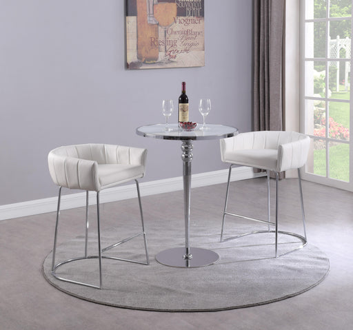 DENISE Contemporary Channel Back Counter Stool image