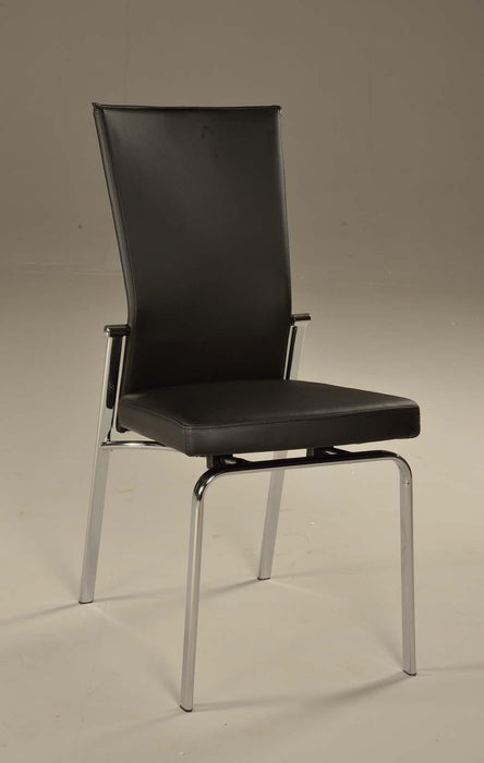 MOLLY Contemporary Motion-Back Side Chair w/ Chrome Frame