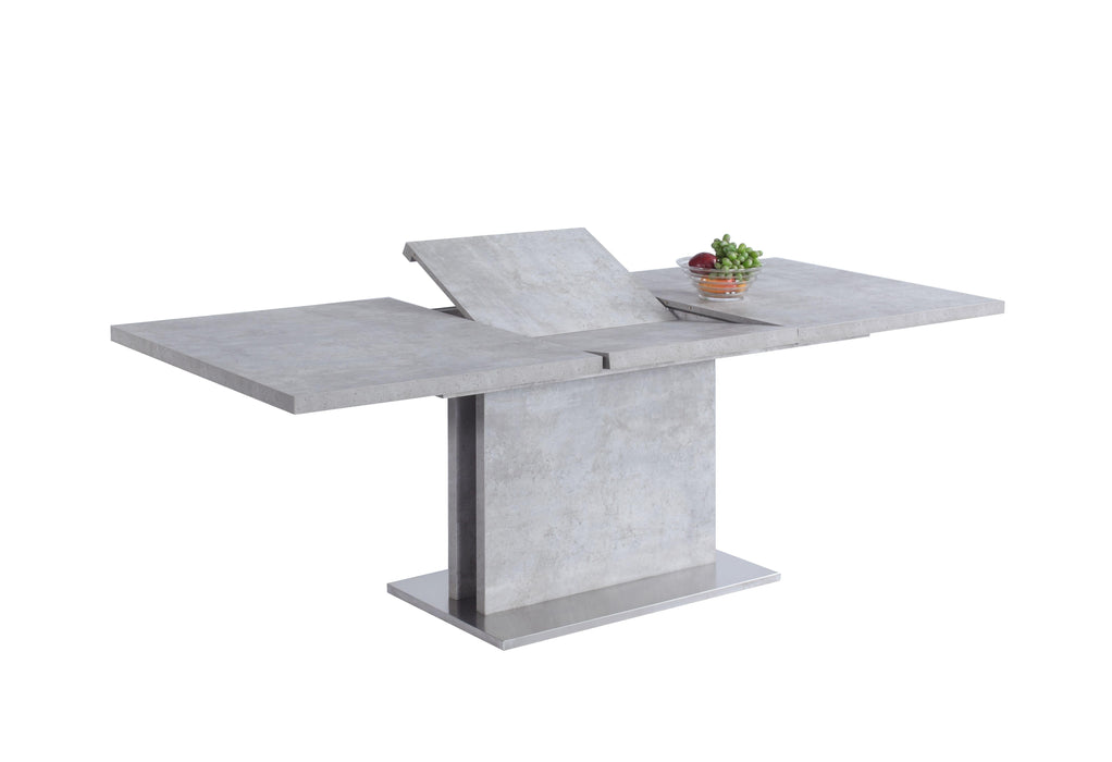 KALINDA Contemporary Butterly-Extendable Melamine Dining Table