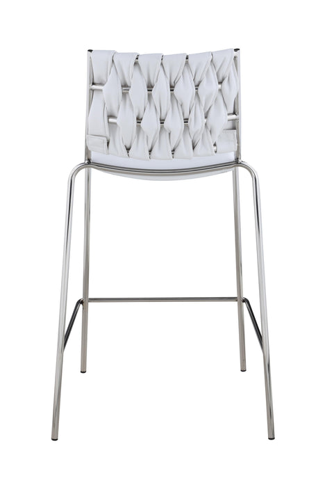 TAYLOR Contemporary Stackable Counter Stool w/ Weave Back