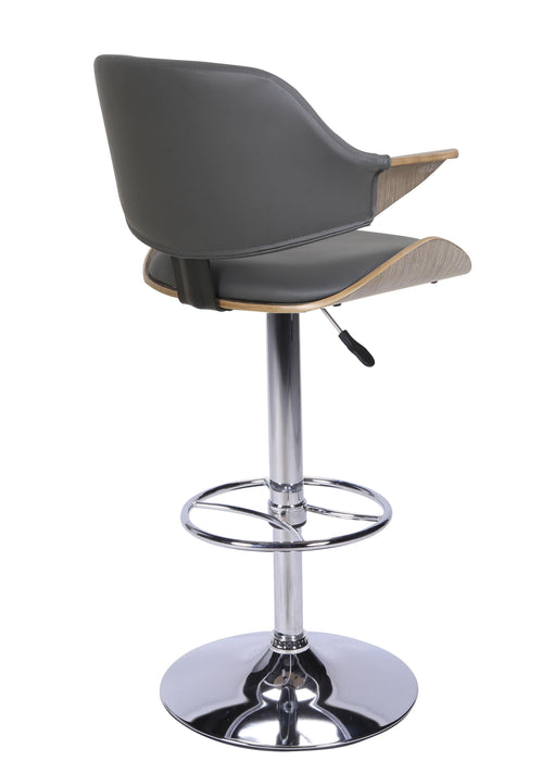 1320 Curved Back Pneumatic-Adjustable Stool