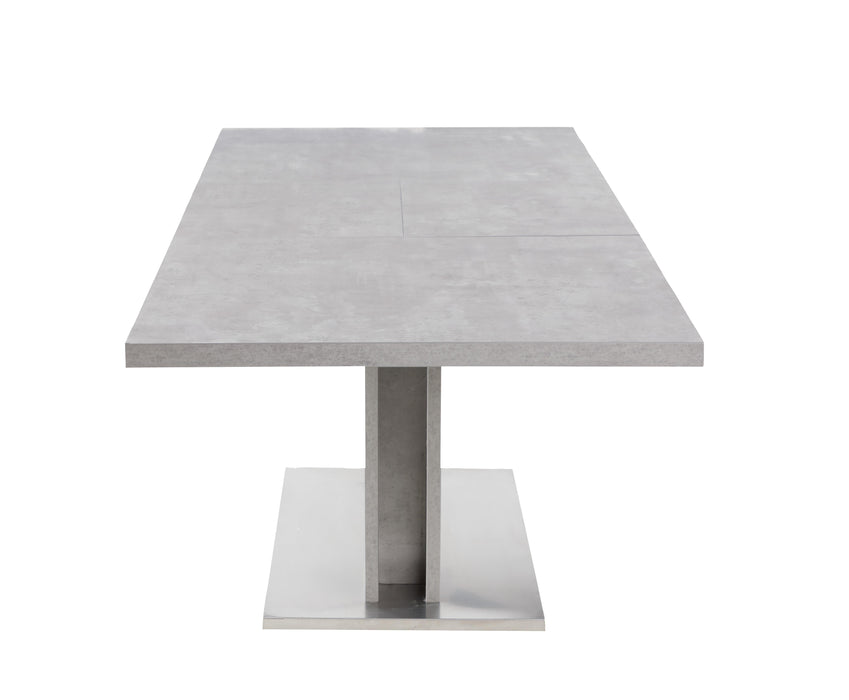 KALINDA Contemporary Butterly-Extendable Melamine Dining Table