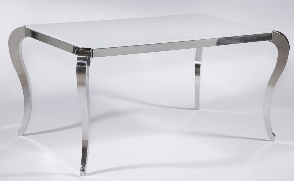 TERESA Super White Starphire Glass Dining Table