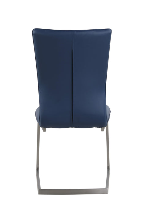 EILEEN-SC Contemporary Channel Back Cantilever Side Chair