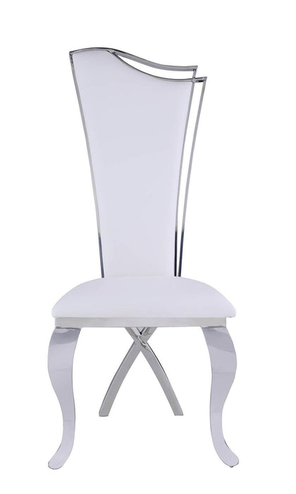 NADIA Contemporary Tall-Back Upholstered Side Chair