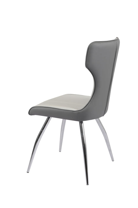 SANDRA Contemporary Side Chair w/ Bucket Seat