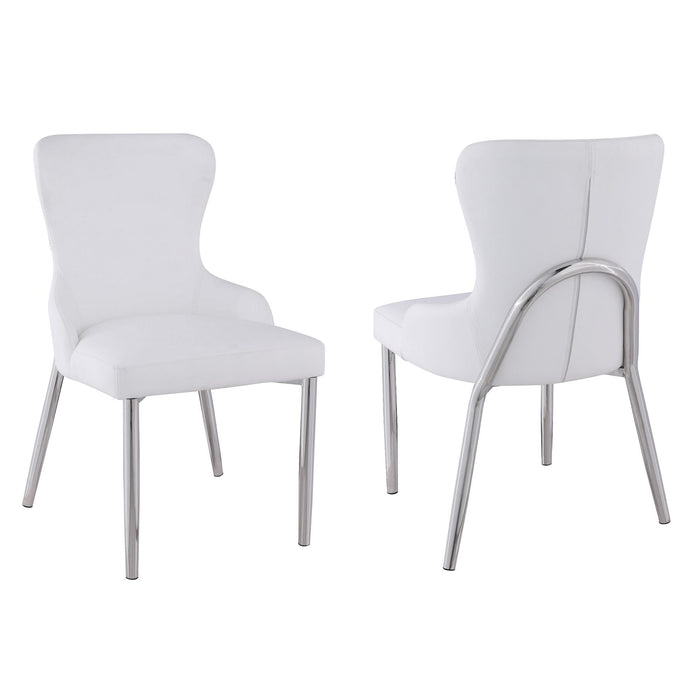 EVELYN Contemporary Wing-Back Side Chair