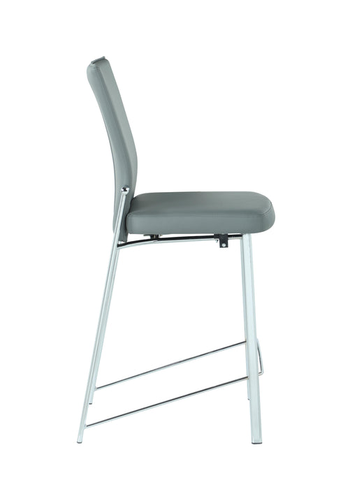 MOLLY Contemporary Motion Back Bar Stool w/ Chrome Frame