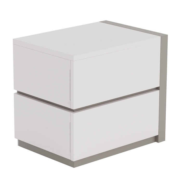 MANILA Modern 2-Drawer Nightstand, Right