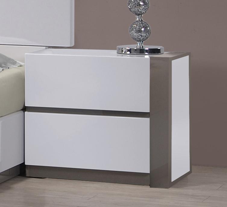 MANILA Modern 2-Drawer Nightstand, Right