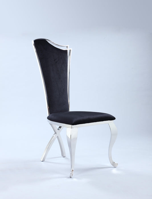 NADIA Contemporary Tall-Back Upholstered Side Chair