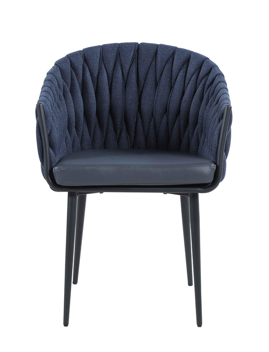 DINA Modern Arm Chair w/ Weave Back