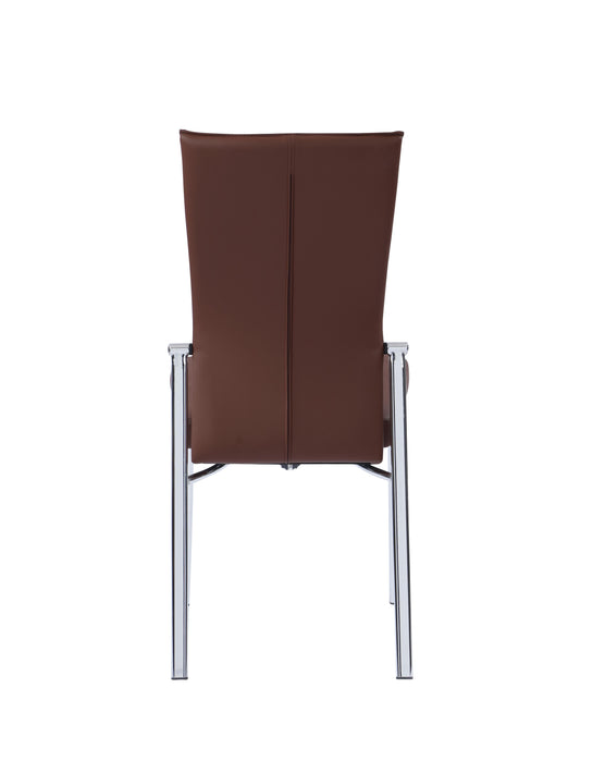 MOLLY Contemporary Motion-Back Side Chair w/ Chrome Frame