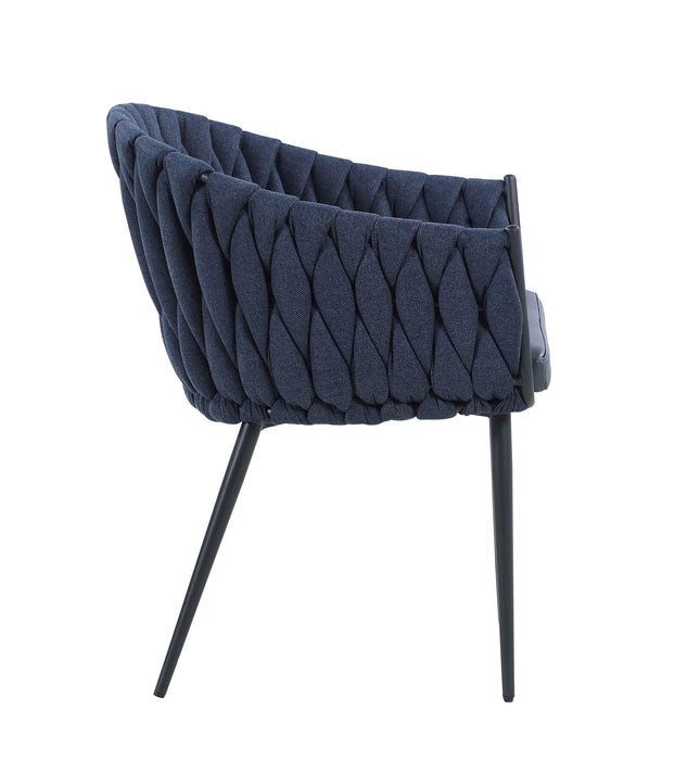 DINA Modern Arm Chair w/ Weave Back