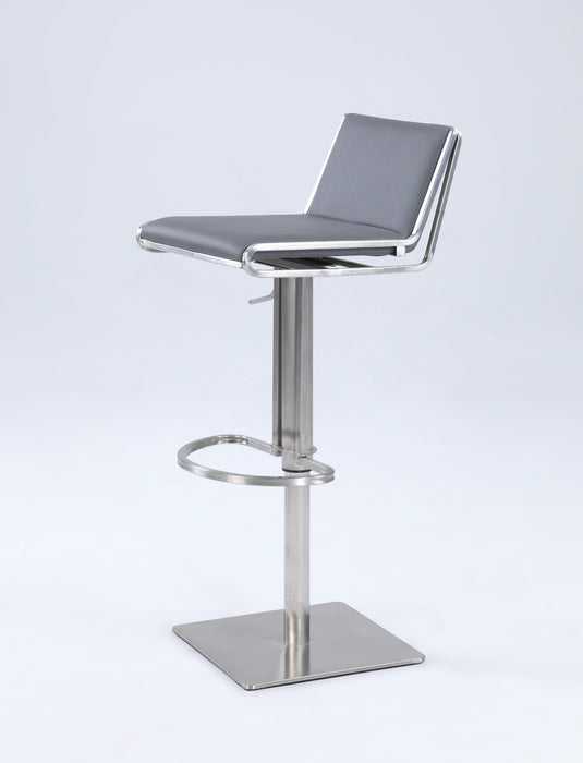 0896 Slanted Backrest Contemporary Pneumatic-Adjustable Stool