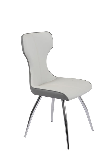 SANDRA Contemporary Side Chair w/ Bucket Seat