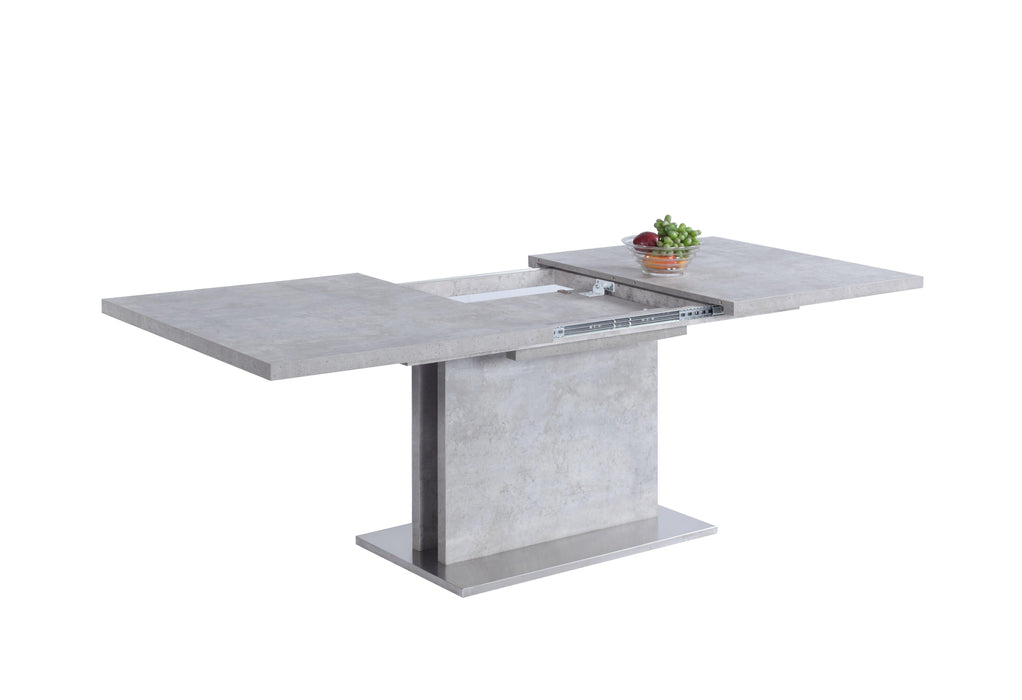 KALINDA Contemporary Butterly-Extendable Melamine Dining Table