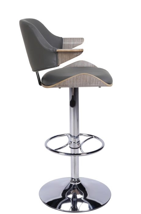 1320 Curved Back Pneumatic-Adjustable Stool