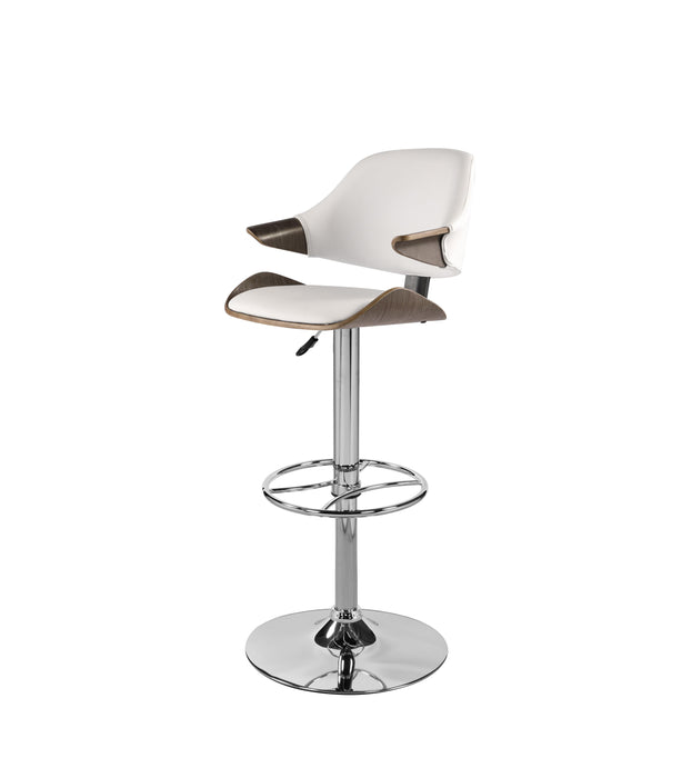 1320 Curved Back Pneumatic-Adjustable Stool