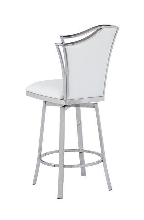 NADIA Contemporary Swivel Counter Stool w/ Design Back