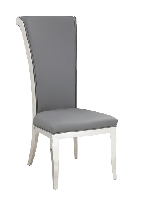 JOY Contemporary Tall Roll Back Side Chair