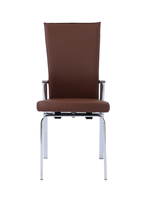 MOLLY Contemporary Motion-Back Side Chair w/ Chrome Frame