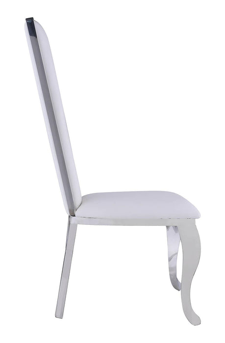 NADIA Contemporary Tall-Back Upholstered Side Chair