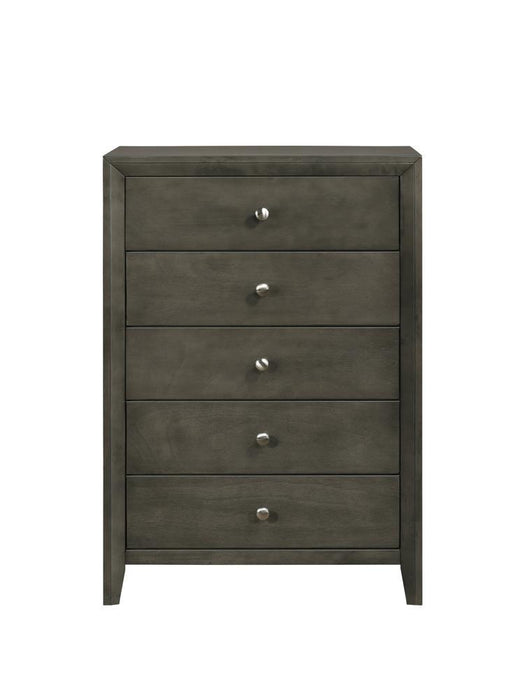 Serenity 5-drawer Chest Mod Grey