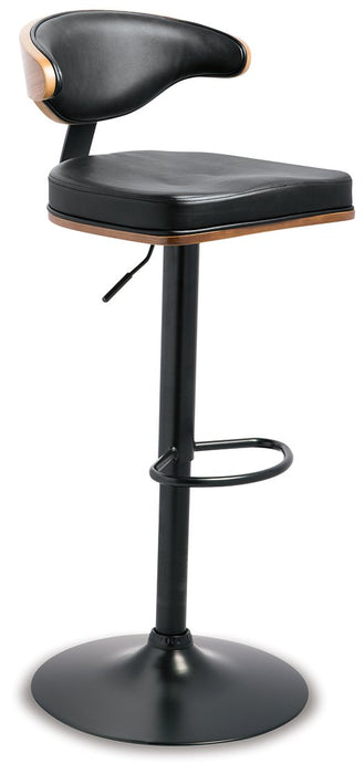 Bellatier Adjustable Height Bar Stool - Yulissa Home Furnishings (NJ)