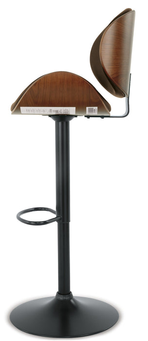 Bellatier Adjustable Height Bar Stool - Yulissa Home Furnishings (NJ)