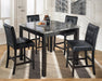 Maysville Counter Height Dining Table and Bar Stools (Set of 5) - Yulissa Home Furnishings (NJ)