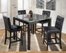 Maysville Counter Height Dining Table and Bar Stools (Set of 5) - Yulissa Home Furnishings (NJ)