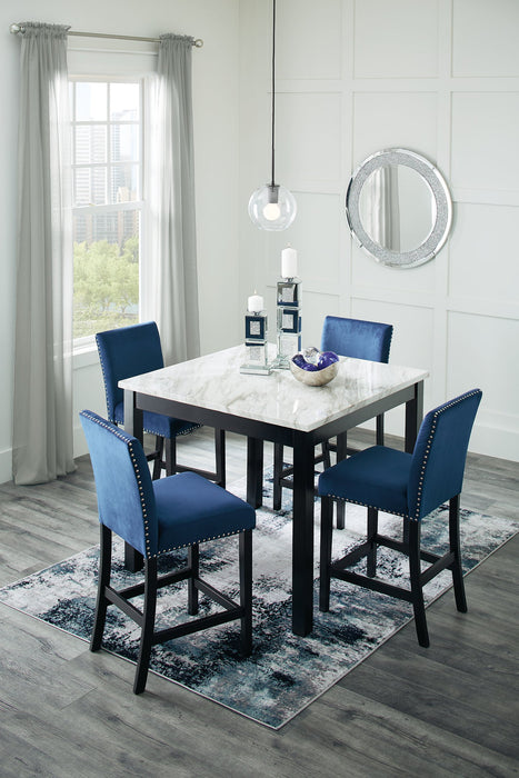 Cranderlyn Counter Height Dining Table and Bar Stools (Set of 5) - Yulissa Home Furnishings (NJ)