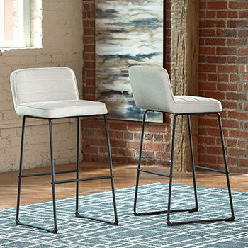 Nerison Bar Height Bar Stool - Yulissa Home Furnishings (NJ)