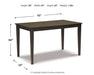 Kimonte Dining Table - Yulissa Home Furnishings (NJ)