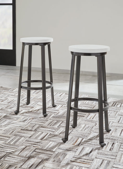 Challiman Bar Height Stool - Yulissa Home Furnishings (NJ)