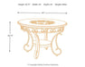 Glambrey Dining Table - Yulissa Home Furnishings (NJ)