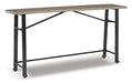 Lesterton Long Counter Table - Yulissa Home Furnishings (NJ)