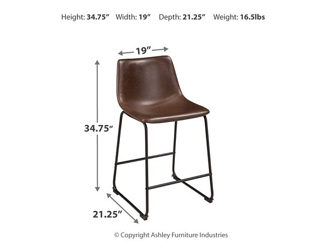 Centiar Counter Height Bar Stool - Yulissa Home Furnishings (NJ)