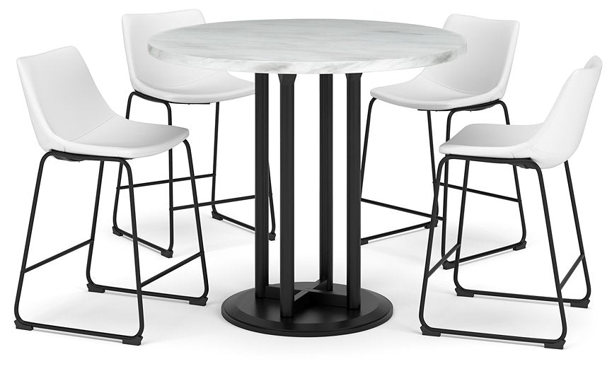 Centiar Counter Height Dining Set - Yulissa Home Furnishings (NJ)