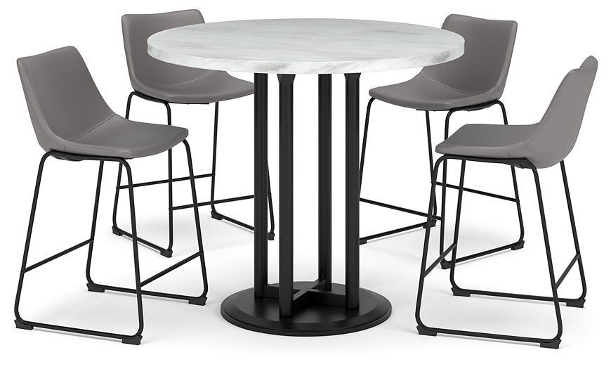 Centiar Counter Height Dining Set - Yulissa Home Furnishings (NJ)