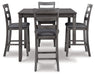 Bridson Counter Height Dining Table and Bar Stools (Set of 5) - Yulissa Home Furnishings (NJ)